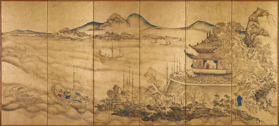 Landscape with towe